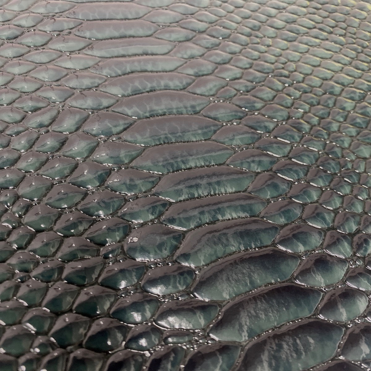 Culebra Patent 3D Embossed Snake Skin Vinyl Fabric