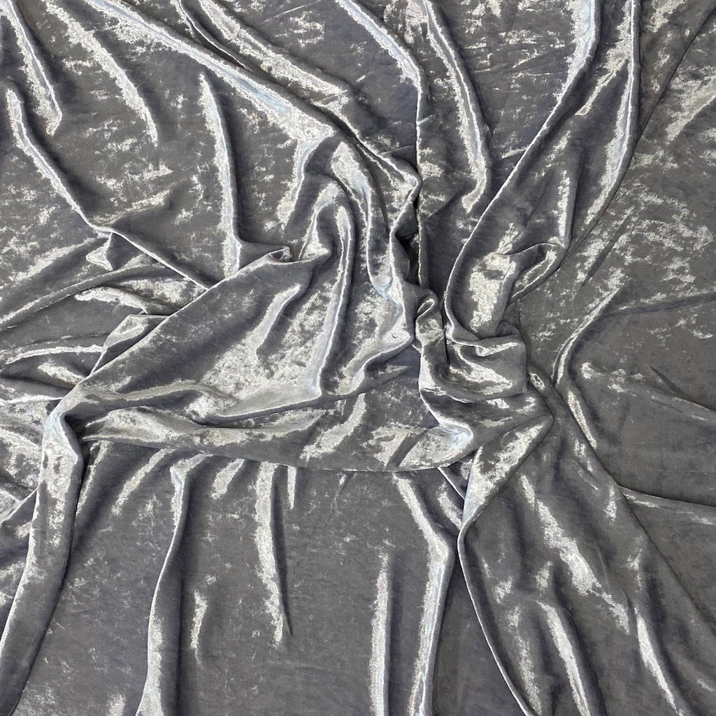 Crushed Stretch Velvet Fabric