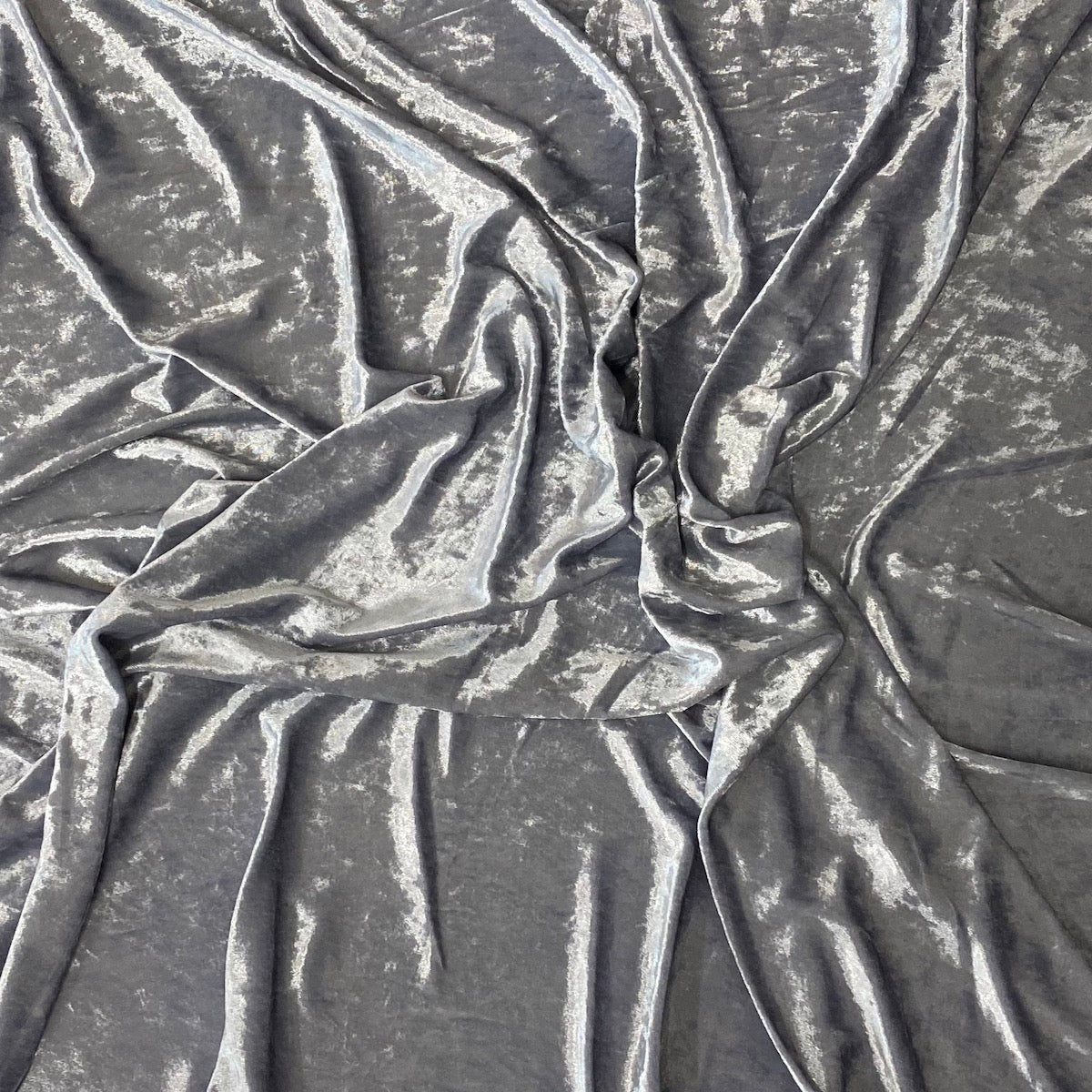 Crushed Stretch Velvet Fabric