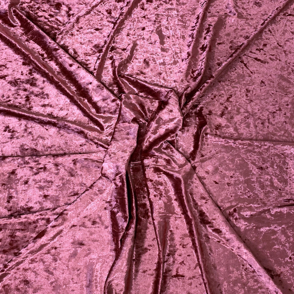 Crushed Stretch Velvet Fabric