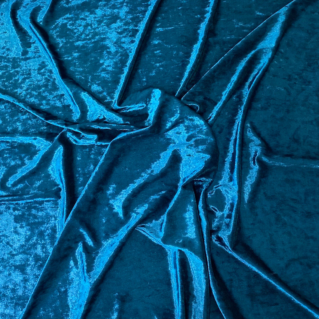 Crushed Stretch Velvet Fabric