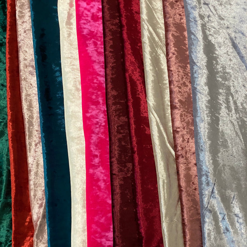 Crushed Stretch Velvet Fabric