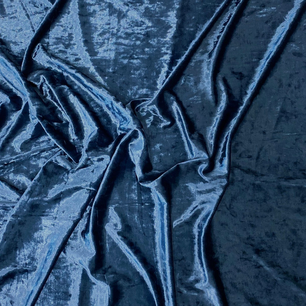Crushed Stretch Velvet Fabric