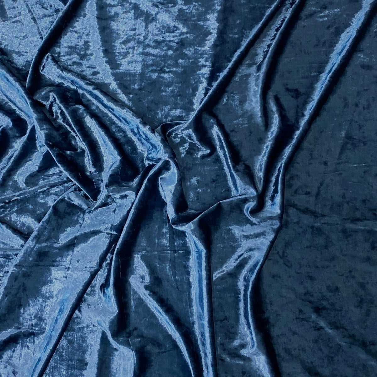 Crushed Stretch Velvet Fabric