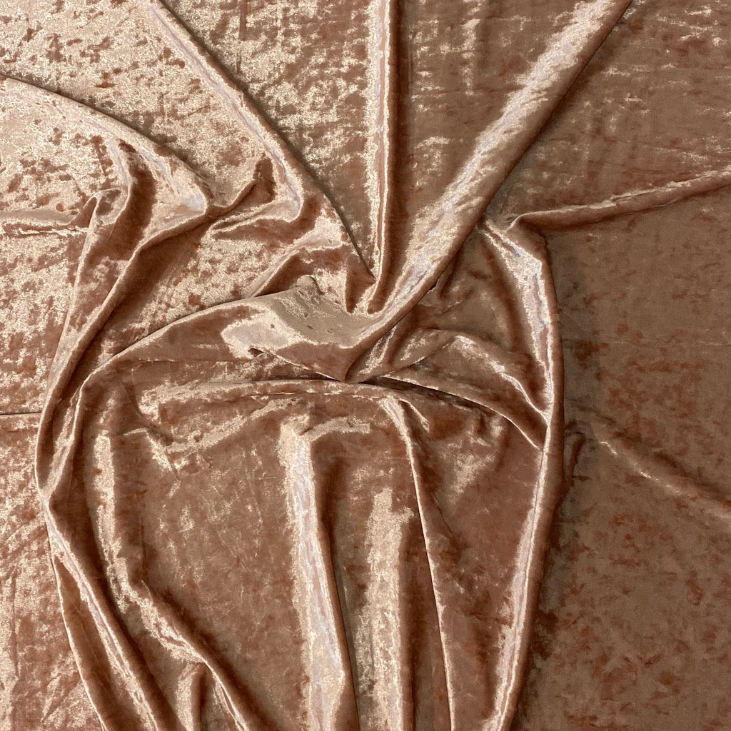 Crushed Stretch Velvet Fabric