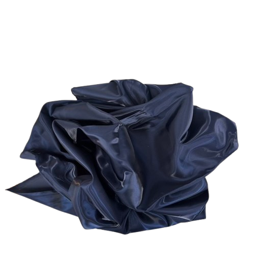 Crystalized Reflective Liquid Bridal Satin Fabric