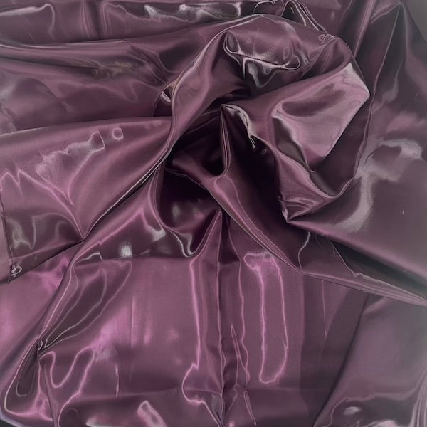 Crystalized Reflective Liquid Bridal Satin Fabric