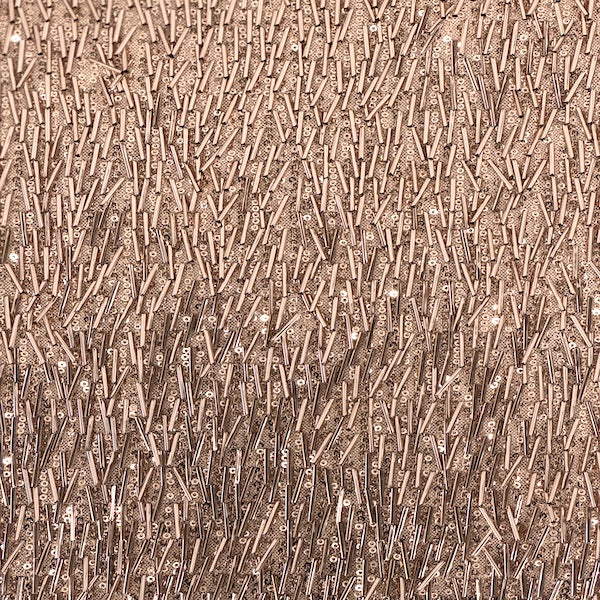 French Fringe Stretch Sequins Fabric