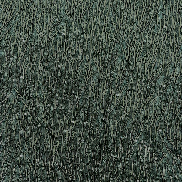 French Fringe Stretch Sequins Fabric