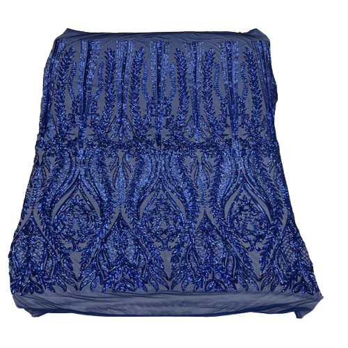 Anault Damask Stretch Sequins Fabric