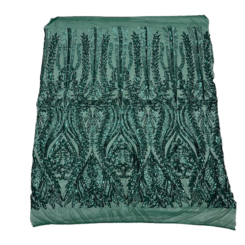 Anault Damask Stretch Sequins Fabric