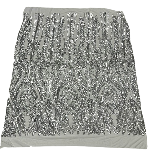 Anault Damask Stretch Sequins Fabric