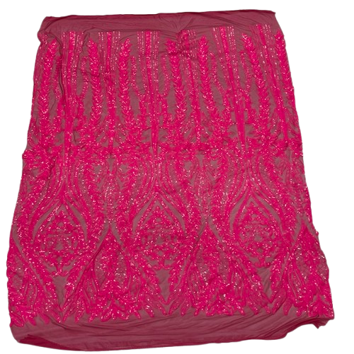 Anault Damask Stretch Sequins Fabric