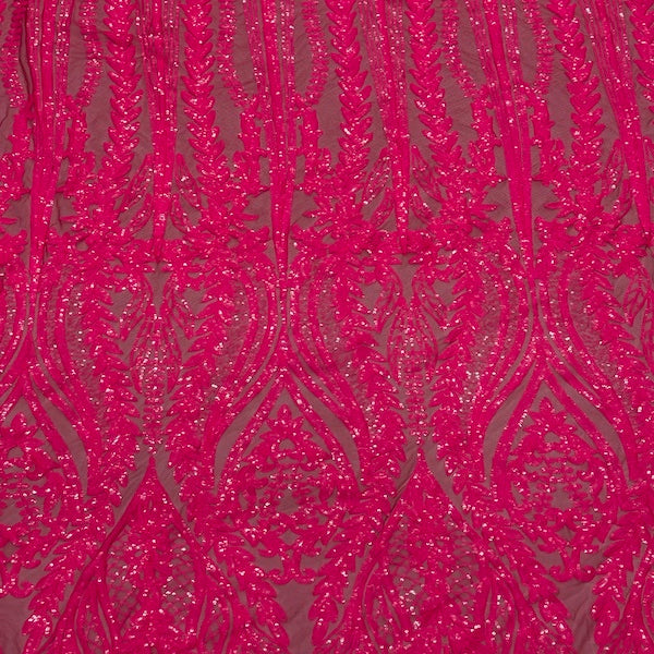 Anault Damask Stretch Sequins Fabric