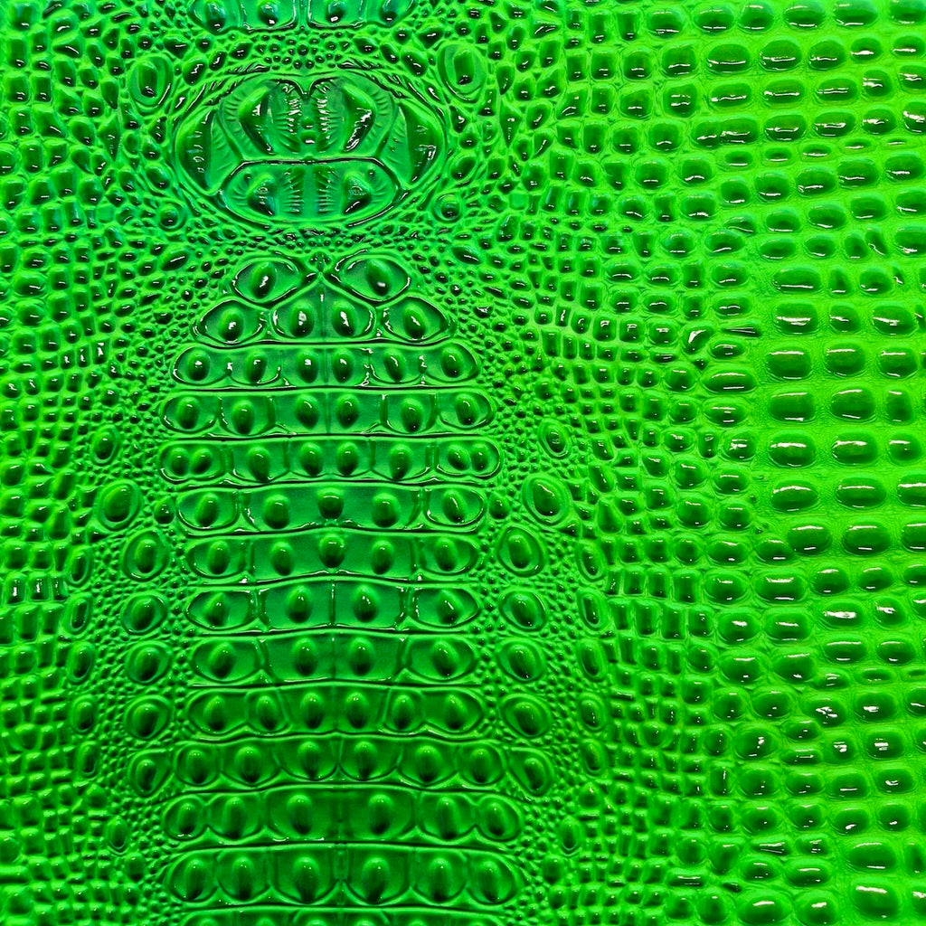 Aussie 3D Embossed Gator Vinyl Fabric