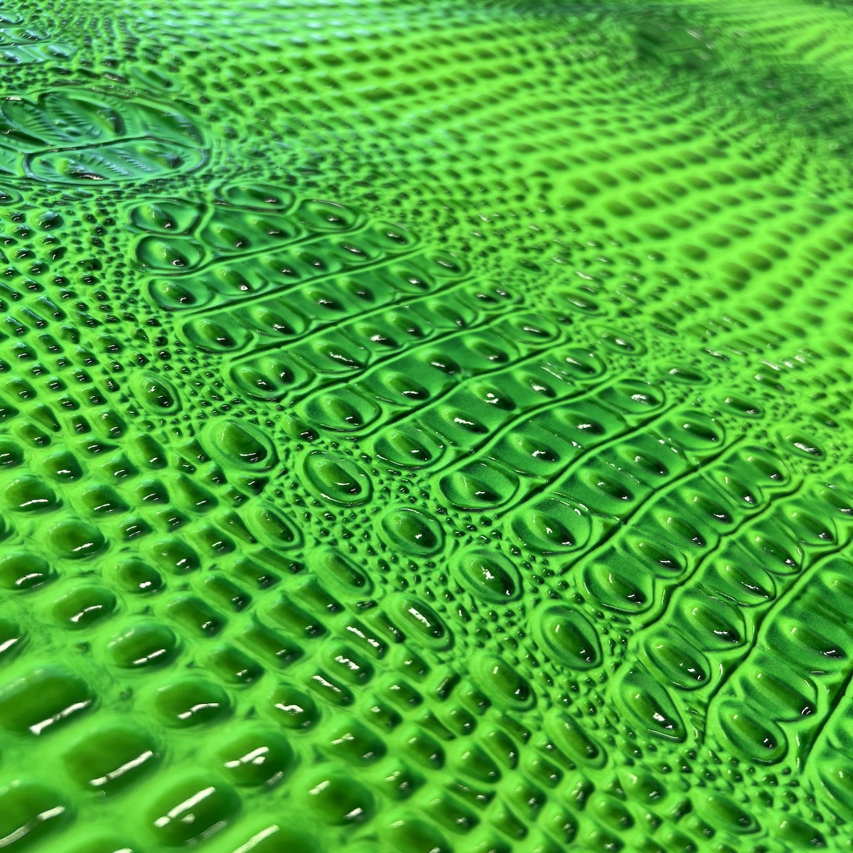 Aussie 3D Embossed Gator Vinyl Fabric