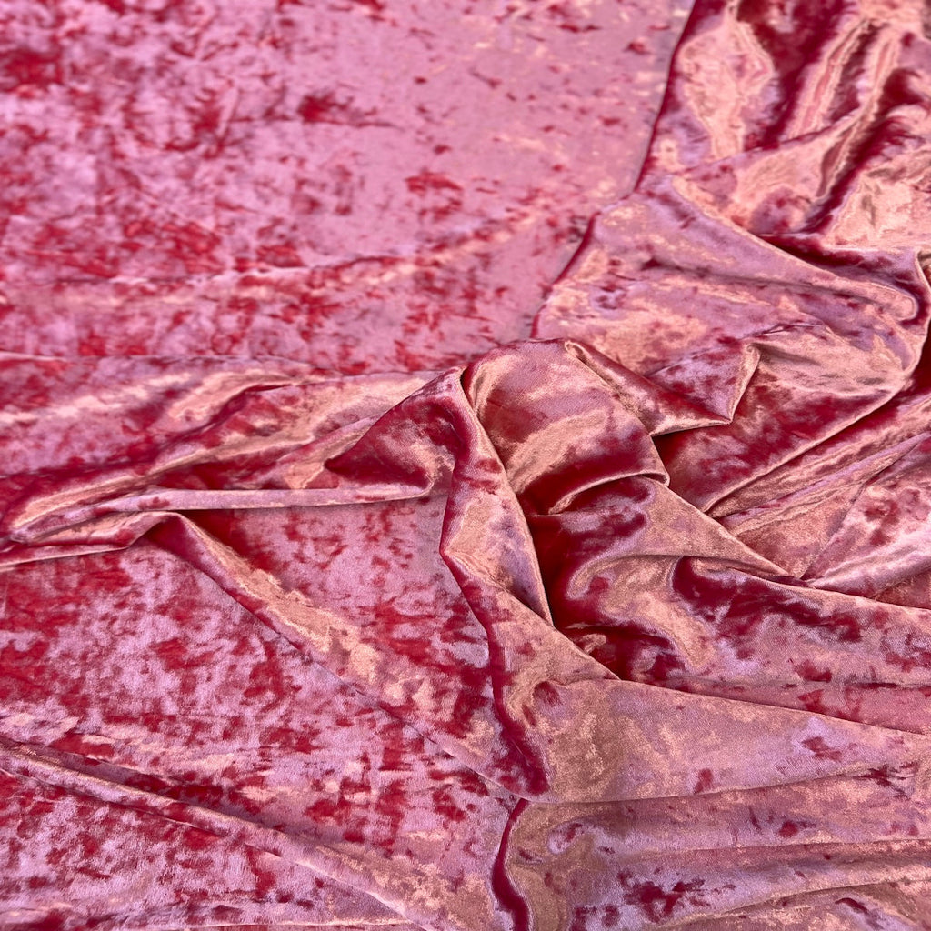 Crushed Stretch Velvet Fabric