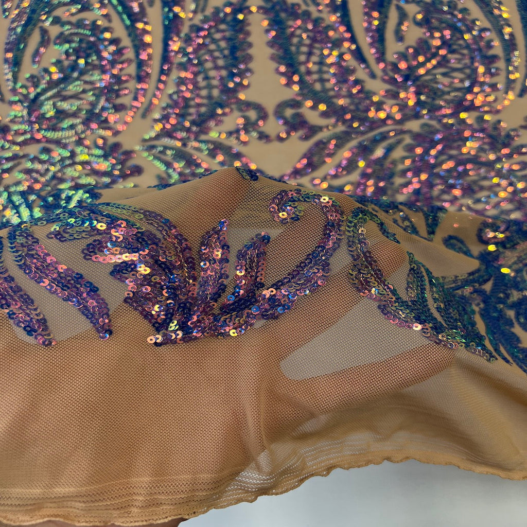 Nebill Stretch Sequins Lace Fabric