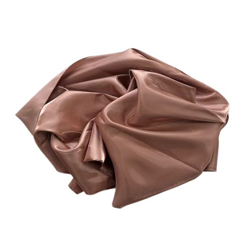 Crystalized Reflective Liquid Bridal Satin Fabric