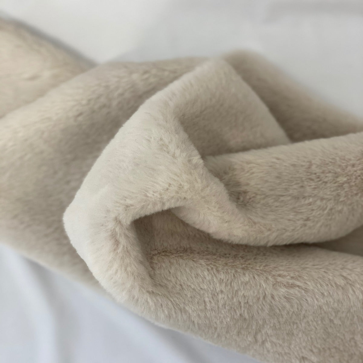 Rabbit Soft Plush Short Pile Faux Fur Fabric