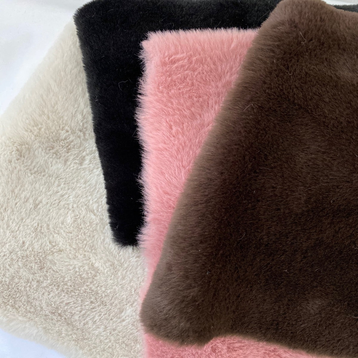 Rabbit Soft Plush Short Pile Faux Fur Fabric