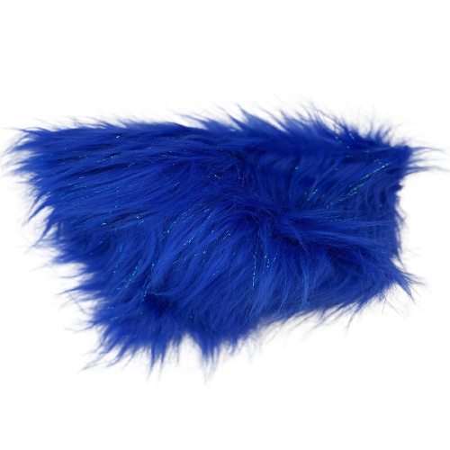 Tinsel Sparkle Glitter Long Pile Shaggy Faux Fur Fabric