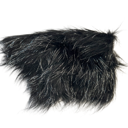 Tinsel Sparkle Glitter Long Pile Shaggy Faux Fur Fabric
