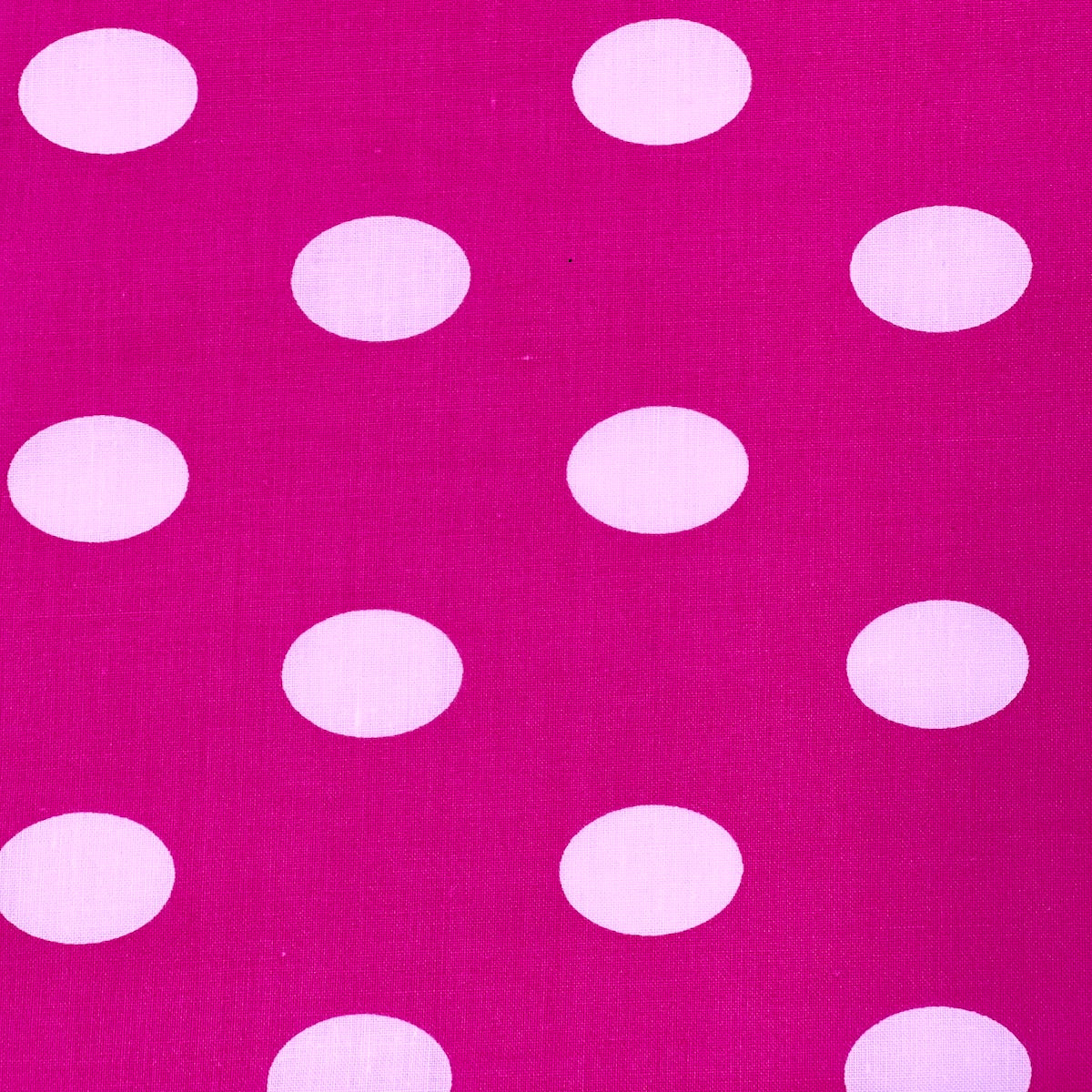 Big Polka Dot Printed Poly Cotton Fabric