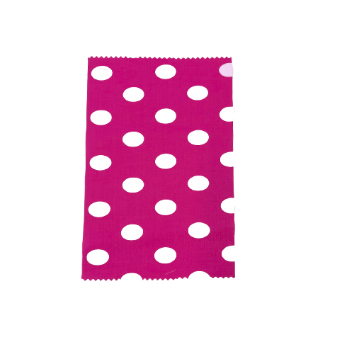 Big Polka Dot Printed Poly Cotton Fabric