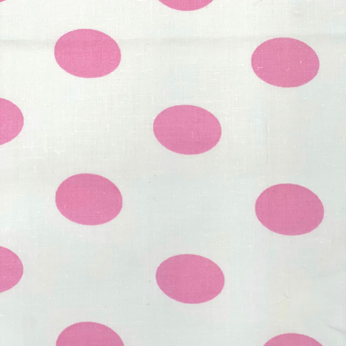 Big Polka Dot Printed Poly Cotton Fabric