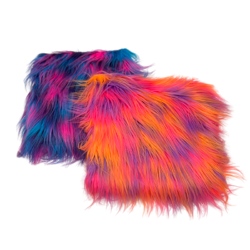 Three Tone Shaggy Faux Fur Fabric