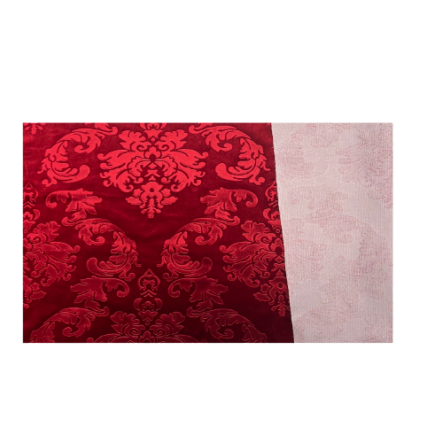 Damask Embossed Velvet Upholstery Drapery Fabric