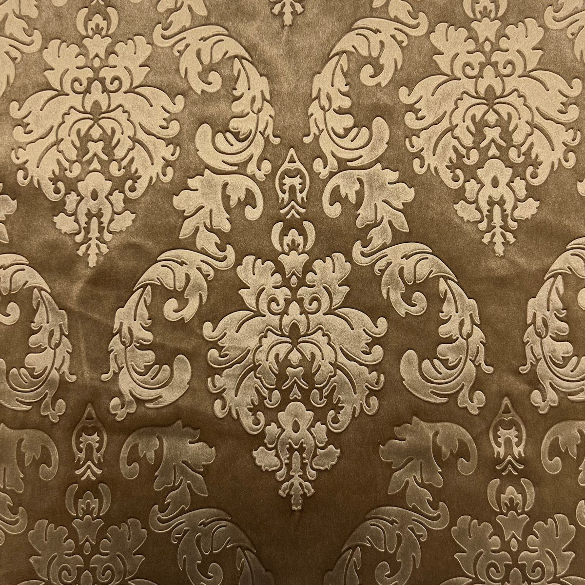 Damask Embossed Velvet Upholstery Drapery Fabric