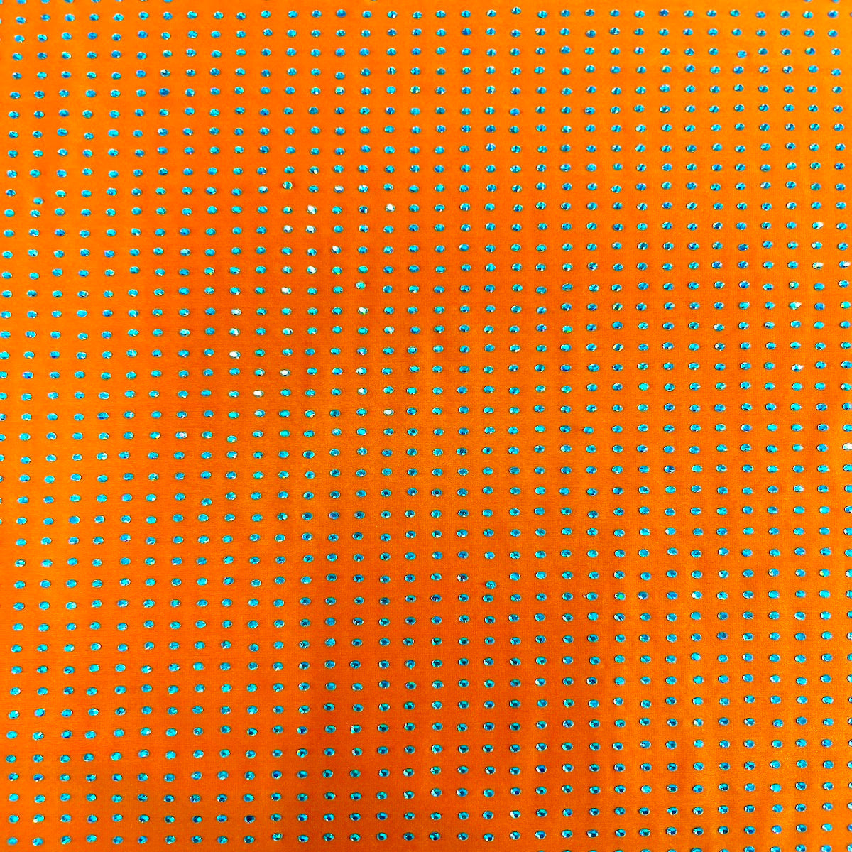 Iridescent AB Rhinestone Spandex Fabric