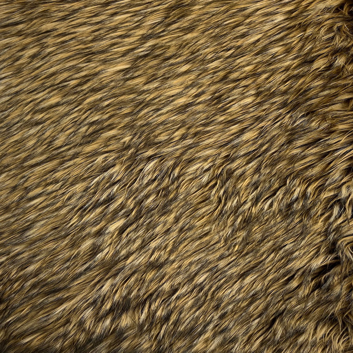 Coyote Multicolor Faux Fur Shag Fabric