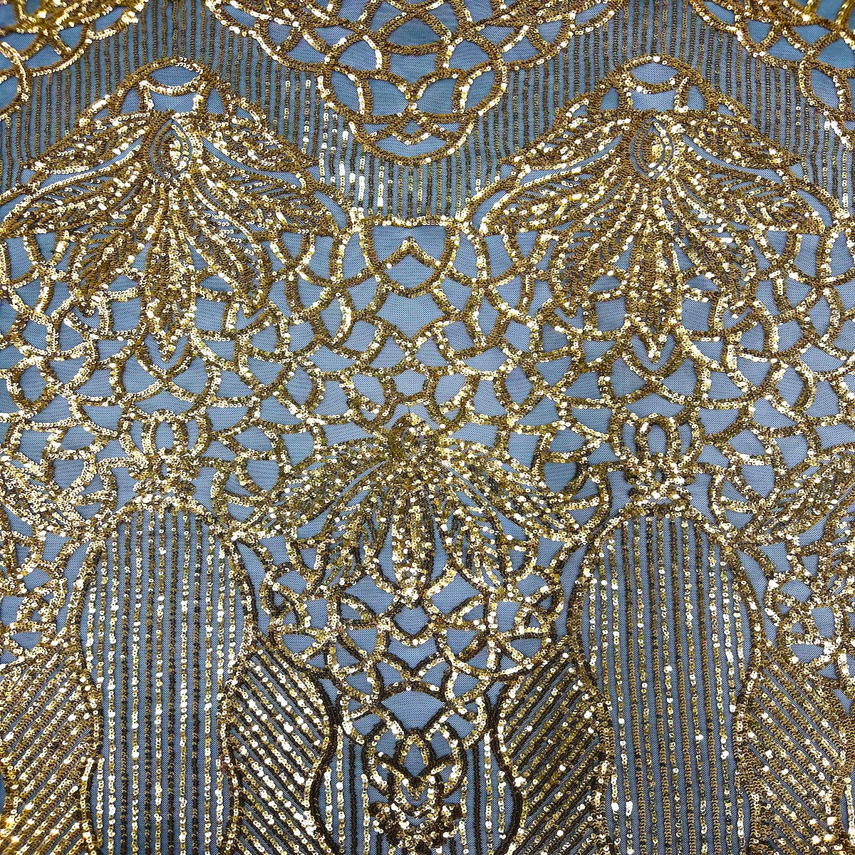 Bella Bee Stretch Sequins Fabric