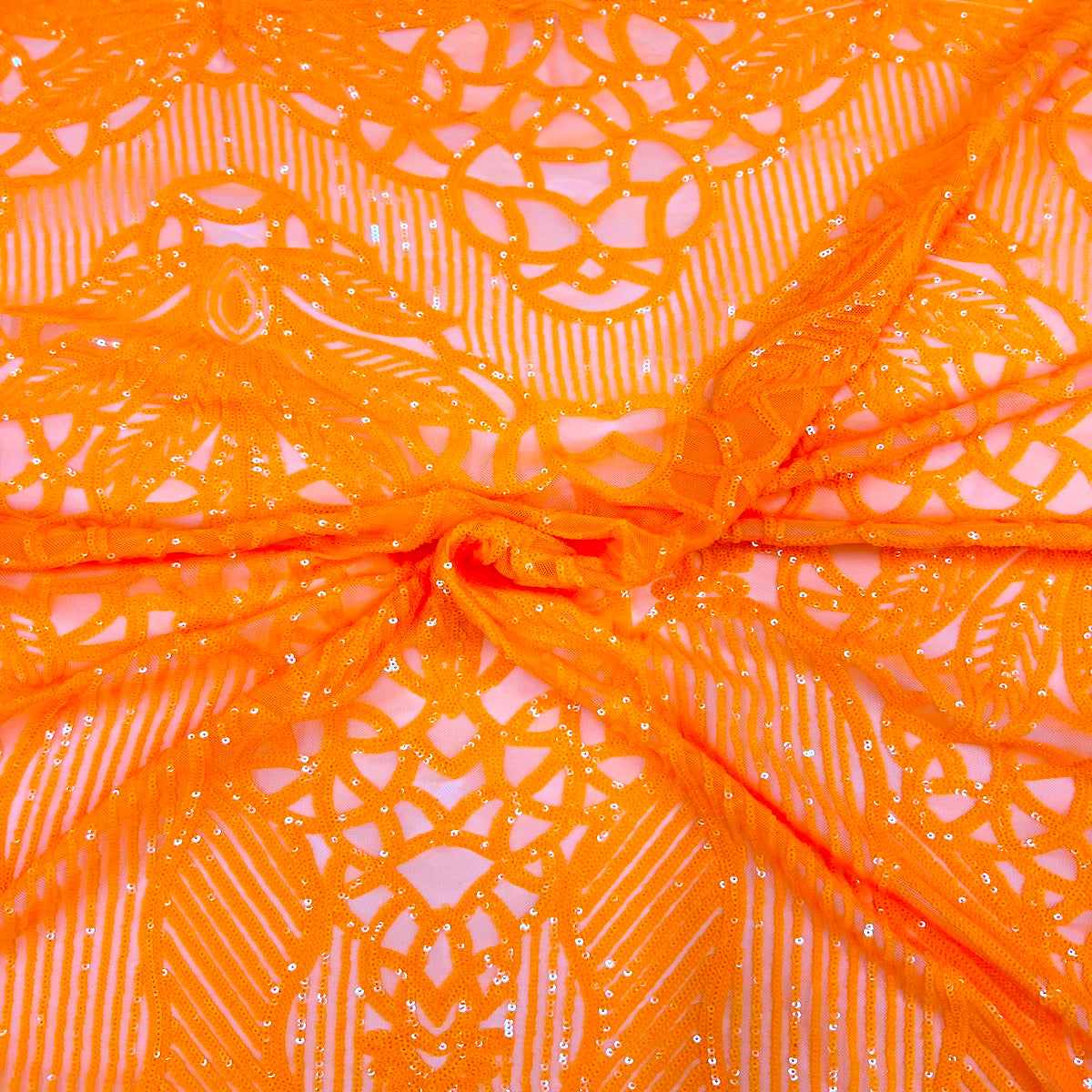 Bella Bee Stretch Sequins Fabric