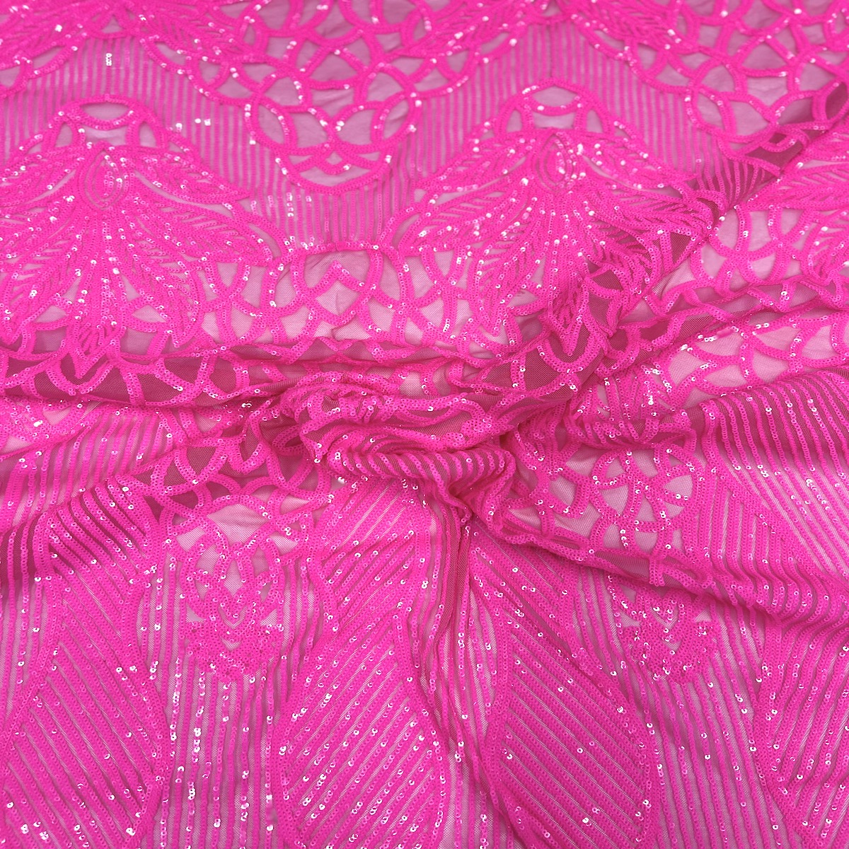 Bella Bee Stretch Sequins Fabric