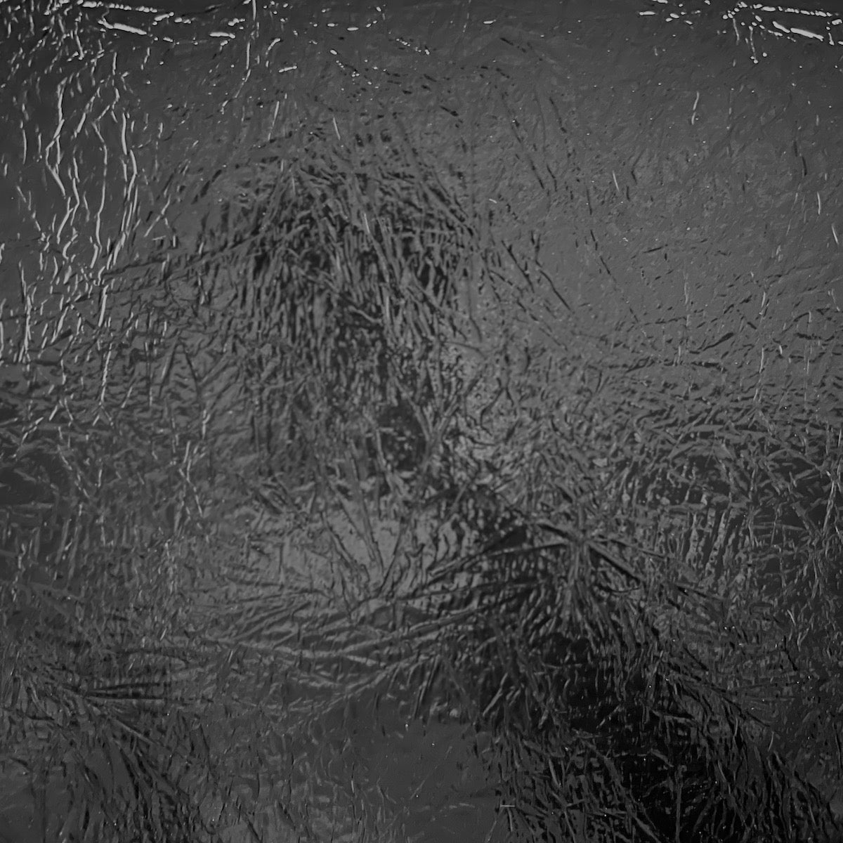 Crushed Distressed Foil Chrome Mirror Reflective Vinyl Fabric