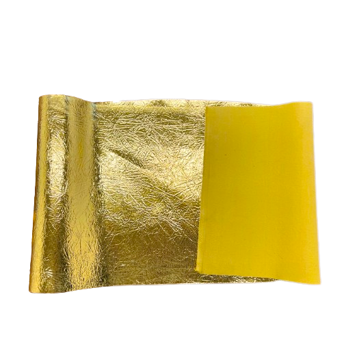 Crushed Distressed Foil Chrome Mirror Reflective Vinyl Fabric