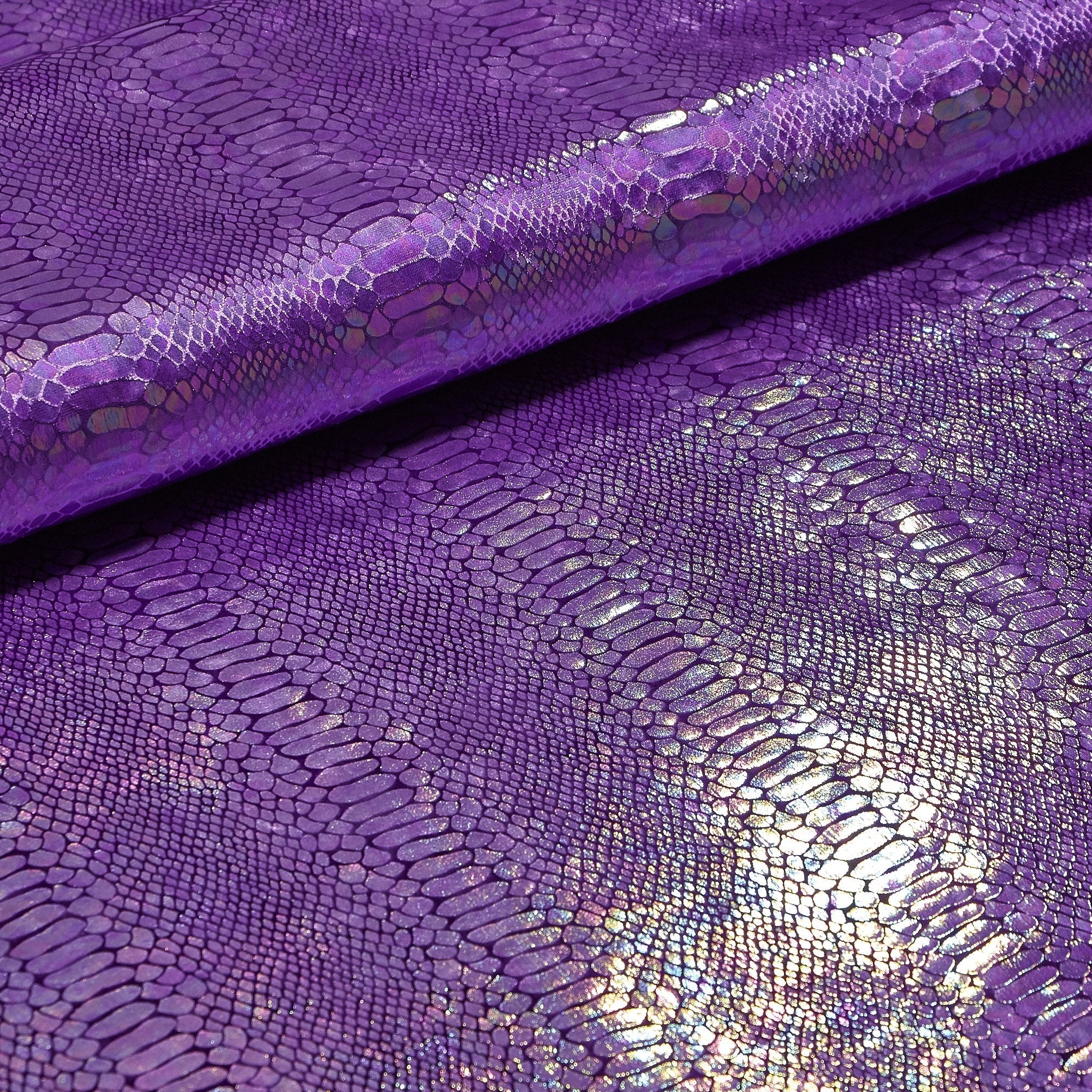 Illusion Anaconda Foil Printed Stretch Velvet Fabric | CDW