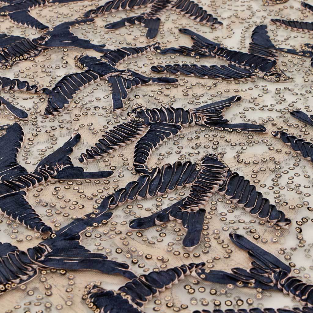 In Flight Embroidered Mesh Fabric | CDW