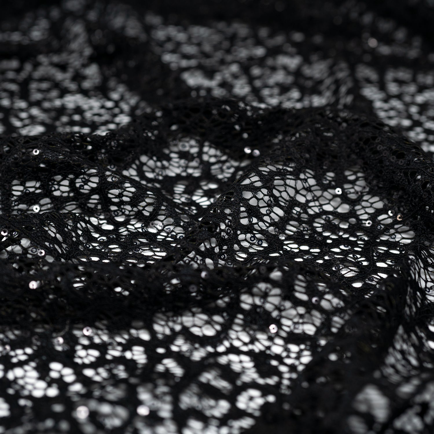 Isabelle Stretch Lace Sequin Fabric | CDW