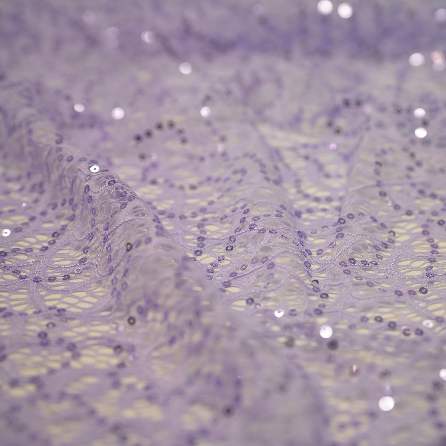 Isabelle Stretch Lace Sequin Fabric | CDW