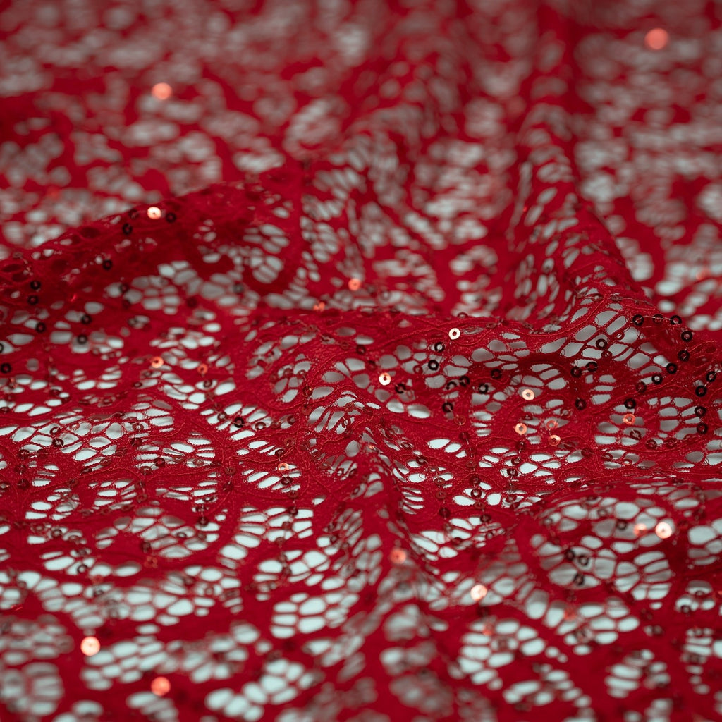 Isabelle Stretch Lace Sequin Fabric | CDW