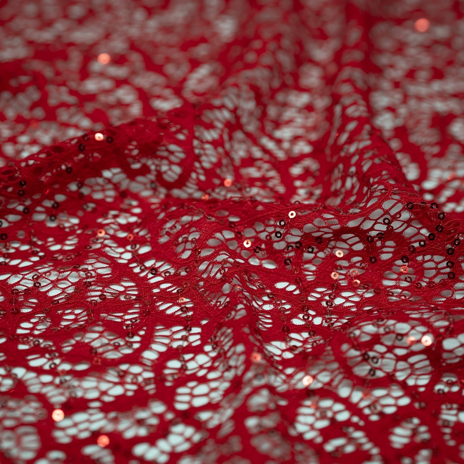 Isabelle Stretch Lace Sequin Fabric | CDW