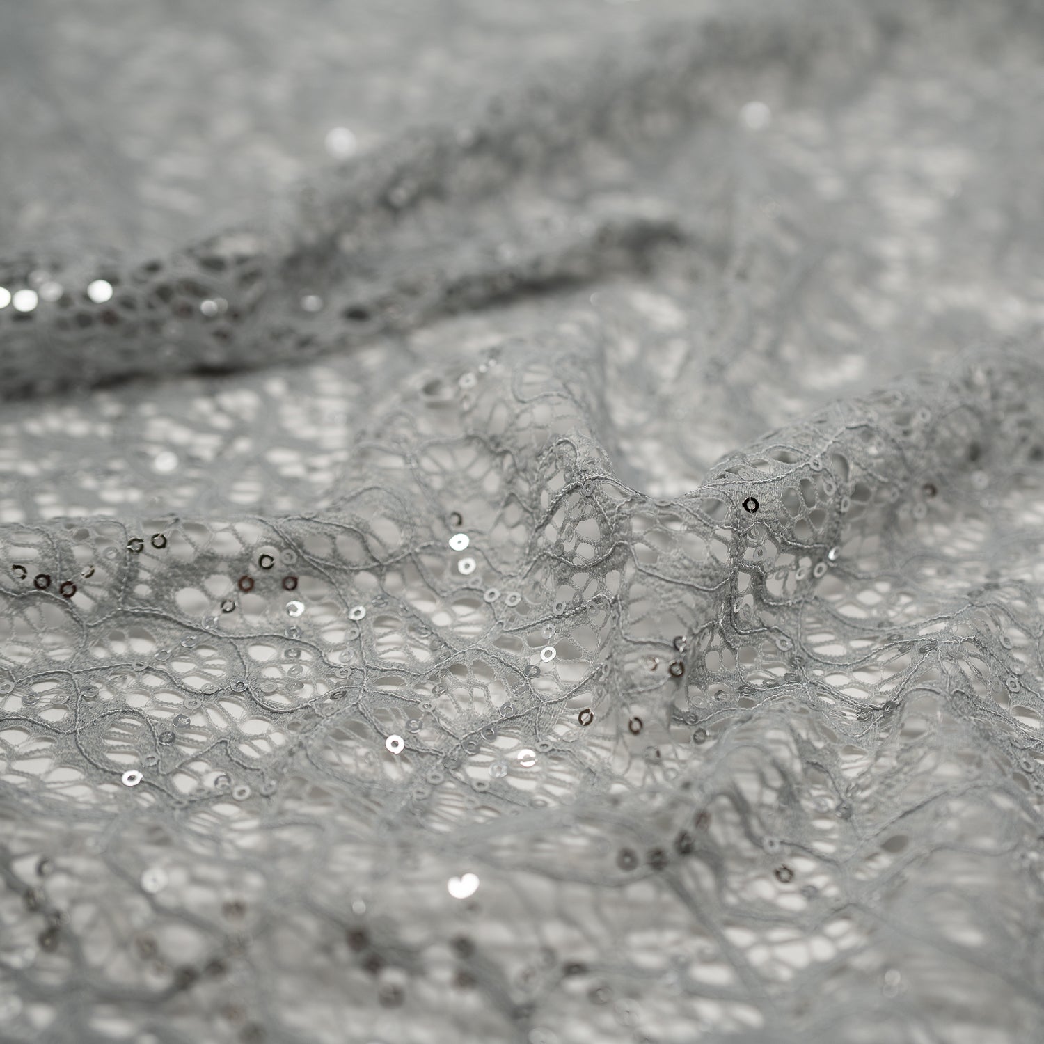 Isabelle Stretch Lace Sequin Fabric | CDW