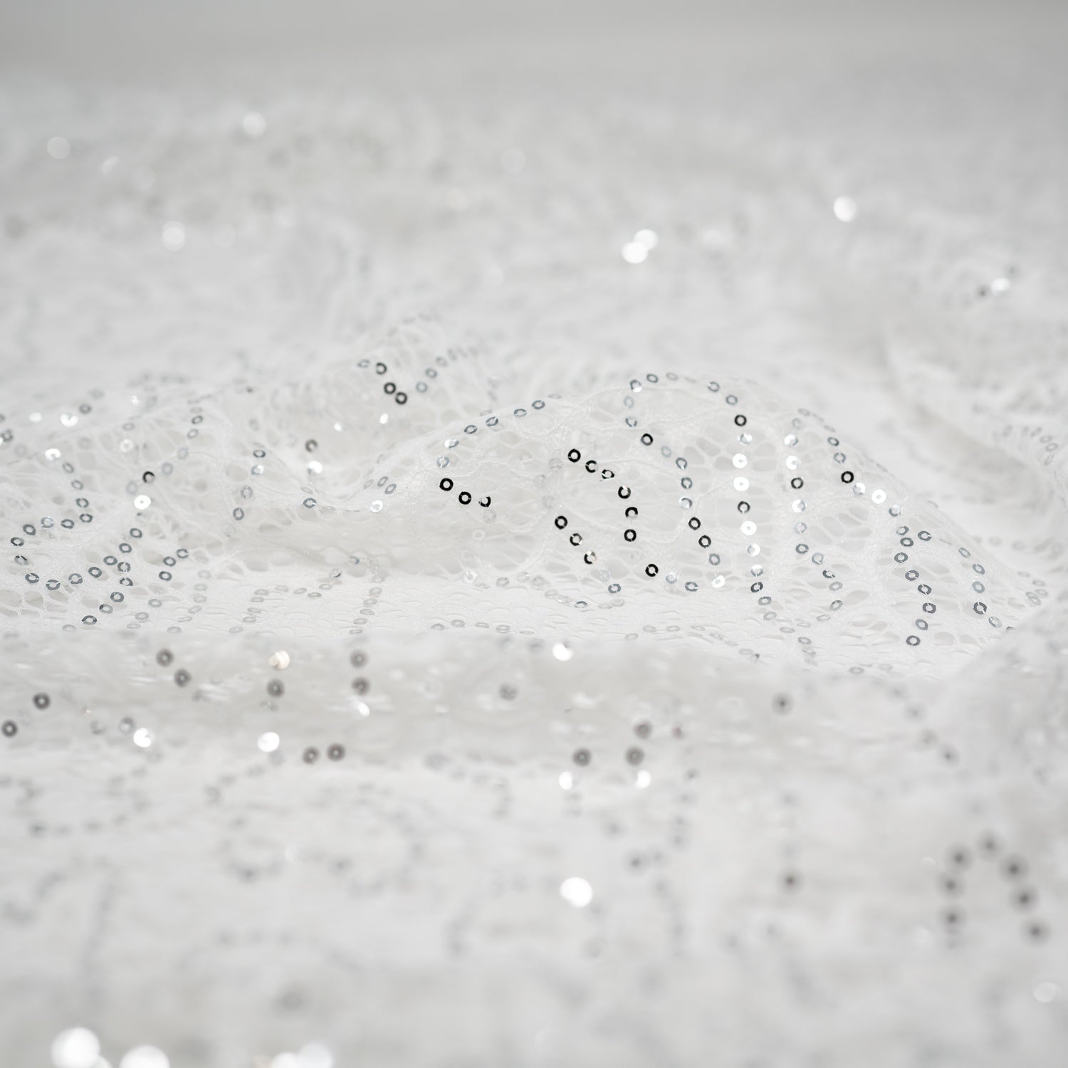 Isabelle Stretch Lace Sequin Fabric | CDW