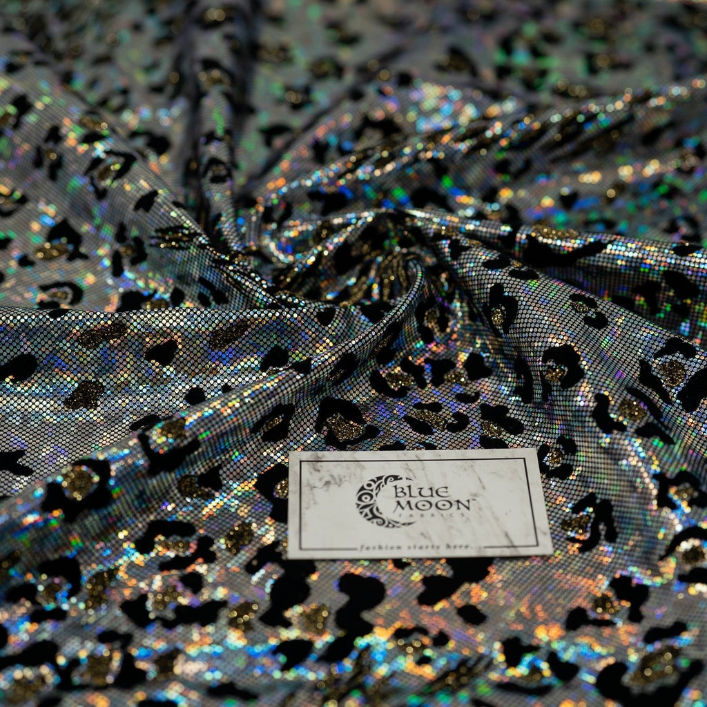 Jag City Shattered Glass Foiled Spandex Fabric | CDW