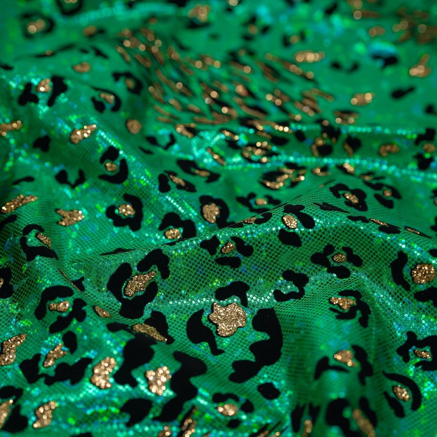 Jag City Shattered Glass Foiled Spandex Fabric | CDW